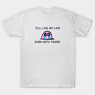 Pink Ghost Cry T-Shirt